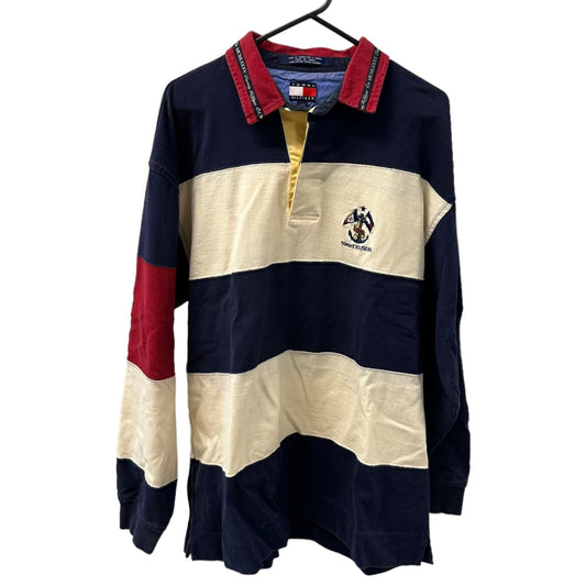 Tommy Hilfiger Long Sleeve Polo Shirt (L)