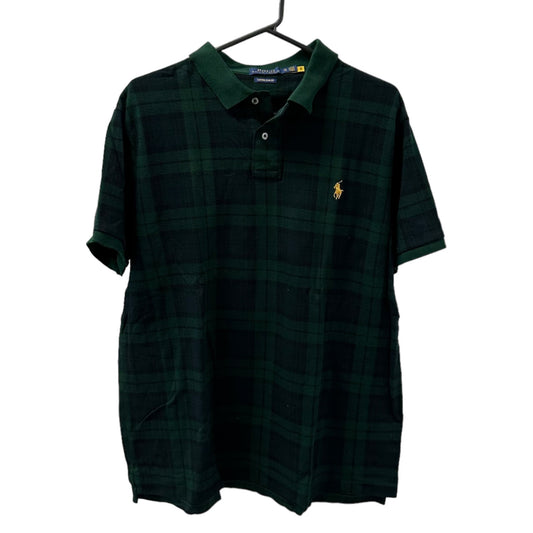 Polo Ralph Lauren Plaid Custom Slim Fit Polo Shirt (XL)