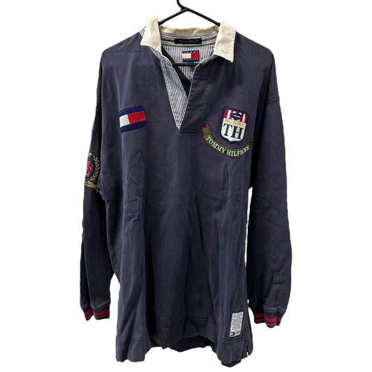 Tommy Hilfiger Long Sleeve Polo Shirt (L)