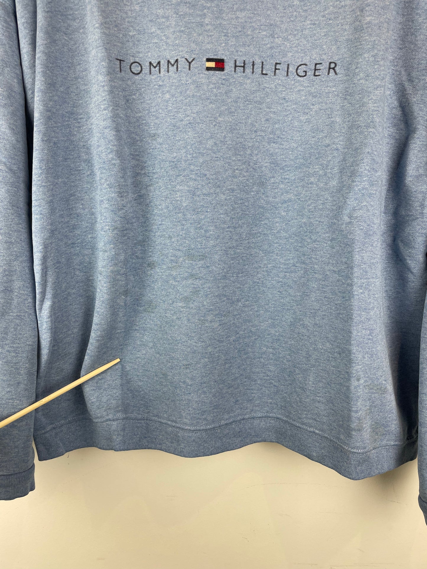 Vintage Tommy Hilfiger Powder Blue Sweatshirt (L)