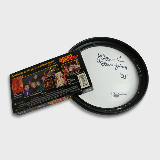 Dick Tracy VHS Tape & Radial Flying Disc Frisbee Bundle