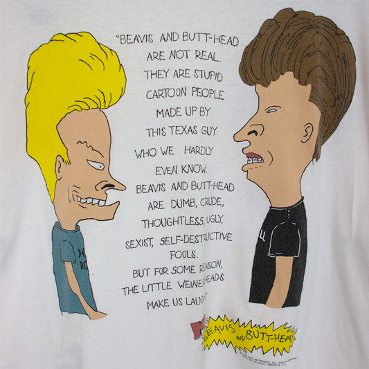 Vintage 1993 MTV Beavis and Butt-head T-Shirt (XL)