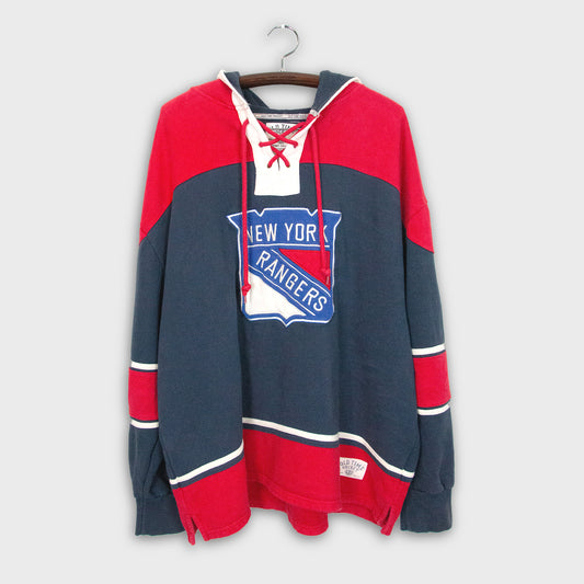 Vintage NHL New York Rangers Ice Hockey Jersey Sweatshirt (XXL/XL)