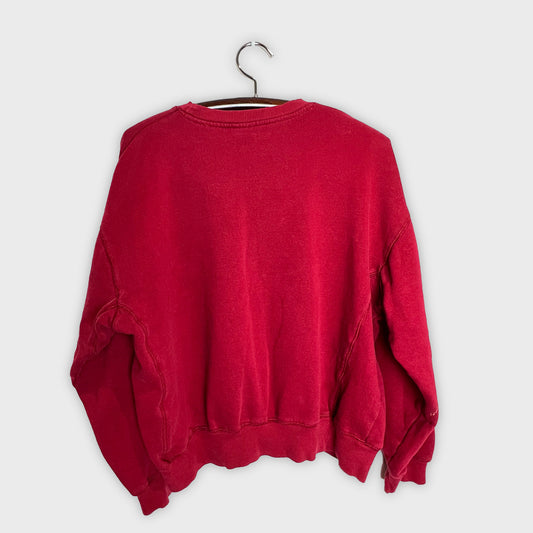 Vintage Red Essential Russell Athletic Sweatshirt (XL)