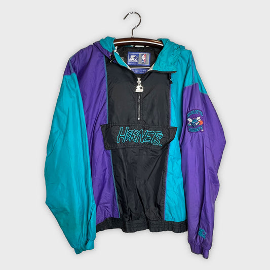 Vintage NBA Starter Hornets Windbreaker Jacket (L)